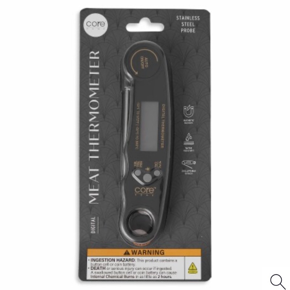Core Black Digital Meat Thermometer